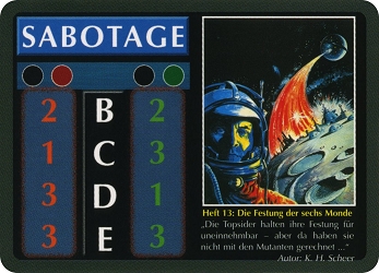 Aktionskarte 13 Die Festung der sechs Monde